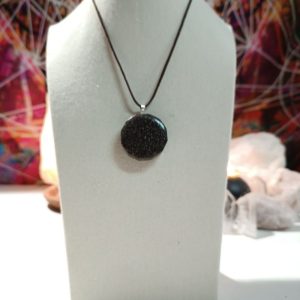 Orgonita VIRUTA PEQUEÑA DE HIERRO colgante Dodecágono