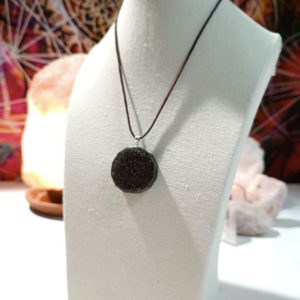 Orgonita VIRUTA PEQUEÑA DE HIERRO colgante Dodecágono