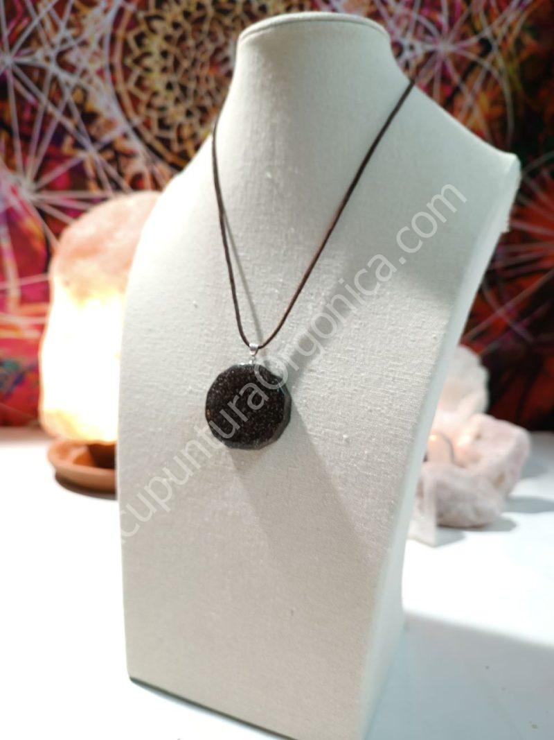 Orgonita VIRUTA PEQUEÑA DE HIERRO colgante Dodecágono - Imagen 3