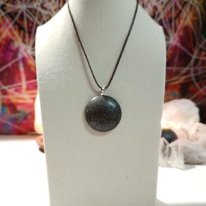 Orgonita VIRUTA PEQUEÑA DE HIERRO colgante Semicírculo Grande