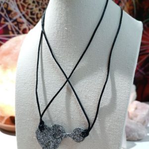 Colgante Orgonita electronite corazón y llave