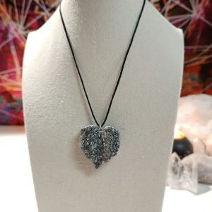 Colgante Hoja Corazón de Orgonita - Electronite
