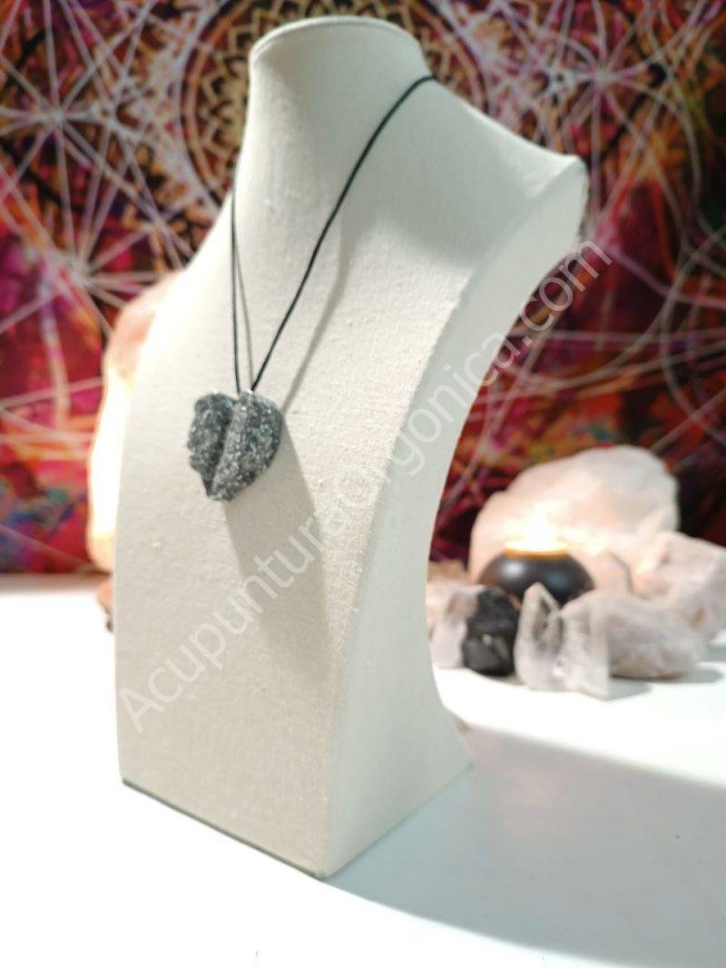 Colgante Hoja Corazón de Orgonita - Electronite - Imagen 3