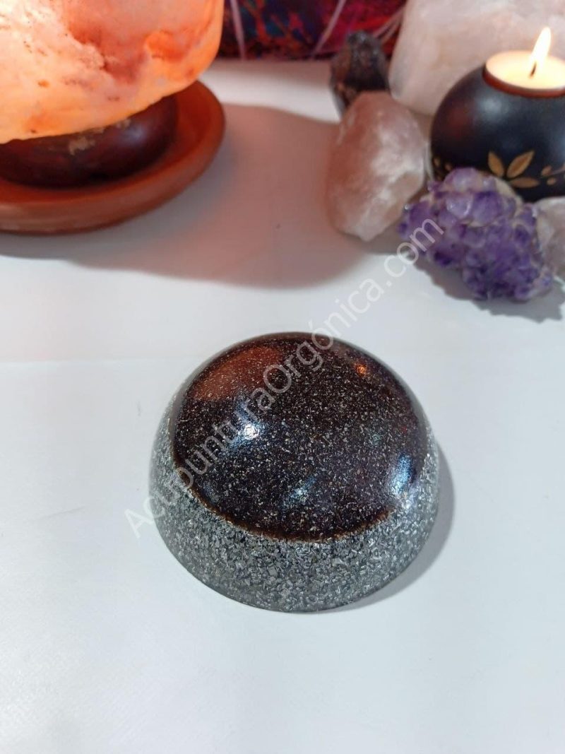 Orgonita viruta de hierro y aluminio Semiesfera