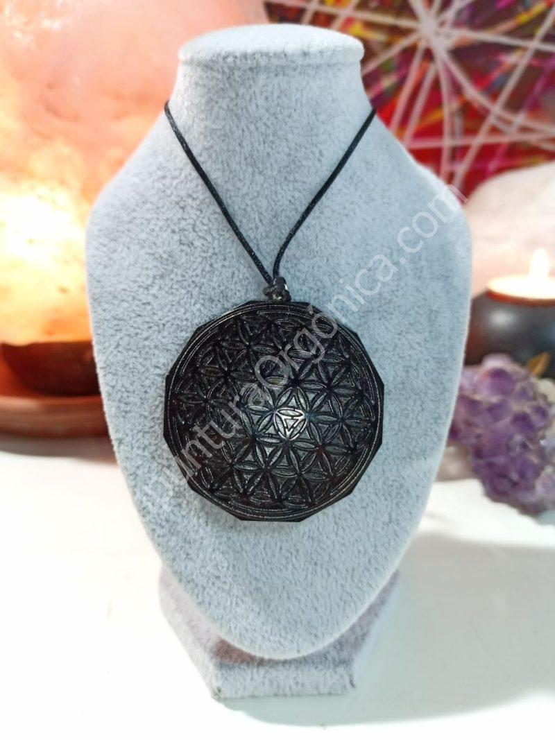 Orgonita Flor de la Vida Magnetita Colgante