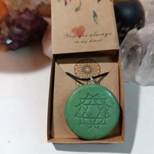 Colgante o llavero Orgonita electronite Chakra Corazón o Cardíaco