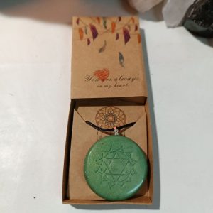 Colgante o llavero Orgonita electronite Chakra Corazón o Cardíaco