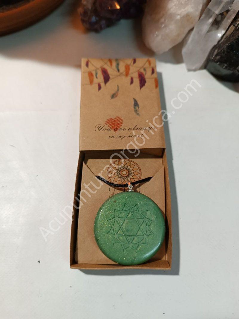 Colgante o llavero Orgonita electronite Chakra Corazón o Cardíaco - Imagen 5