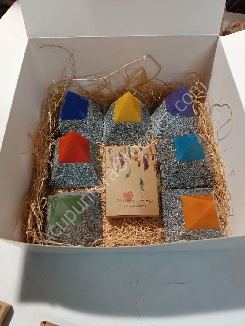 Conjunto Pirámides Chakras