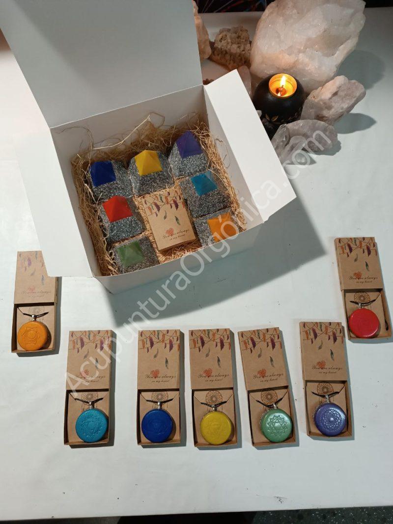 Conjunto Pirámides Chakras - Imagen 3