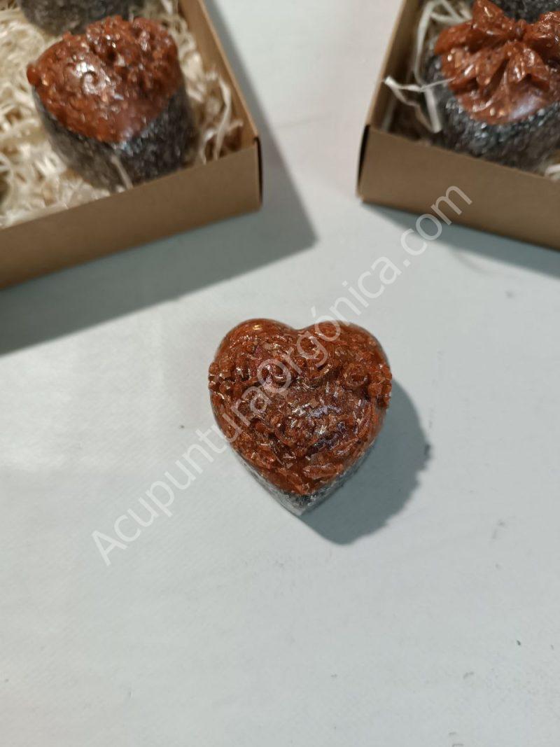 Conjunto corazones Color Orgonita-Electronite - Imagen 4