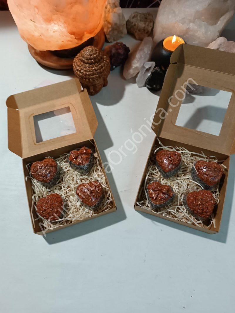 Conjunto corazones Color Orgonita-Electronite - Imagen 2