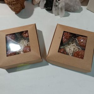 Conjunto corazones Color Orgonita-Electronite