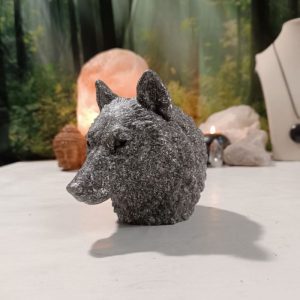 Cabeza Grande de Lobo 850 gr. orgonita-electronite