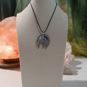 Colgante forma HERRADURA Orgonita-Electronite