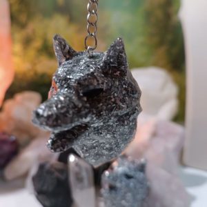 Llavero Lobo Orgonita-Electronite