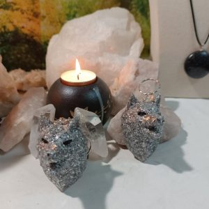 Llavero Lobo Orgonita-Electronite