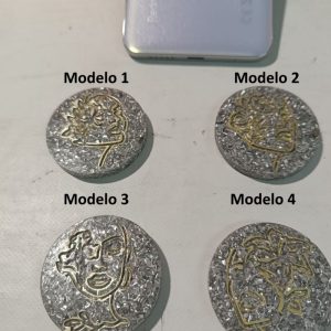 Protector Móvil Orgonita-Electronite Redondo